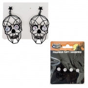 Hween Earrings Skulls Design