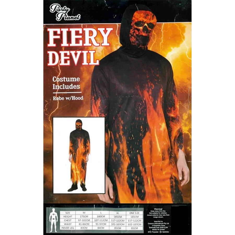 MEN FIERY DEVIL ROBE- SIZE LRG &amp; XLG