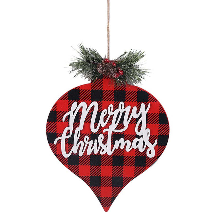MERRY CHRISTMAS SIGN 24x30.5CM