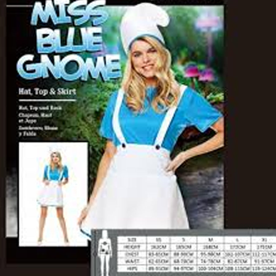 MISS BLUE GNOME SIZE XL
