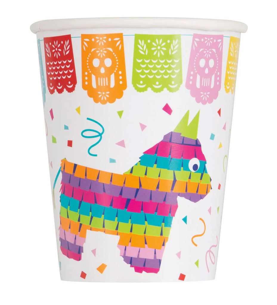 Mexican Fiesta 8 x 270ml (9oz) Paper Cups