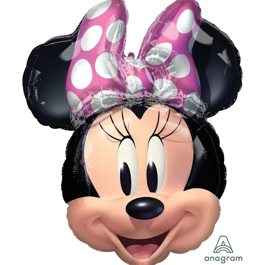 Minnie Mouse Head Supershape Foil Balloon