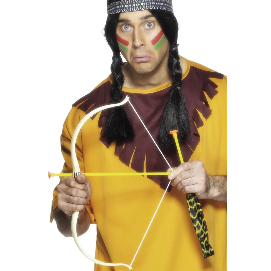 NATIVE AMERICAN INSPIRED BOW AND ARROW SET