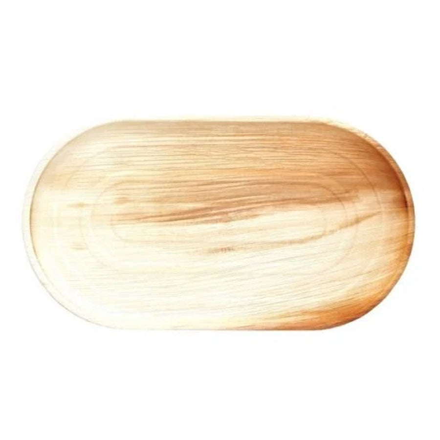 PALM LEAF PLATTER 22X12" P2