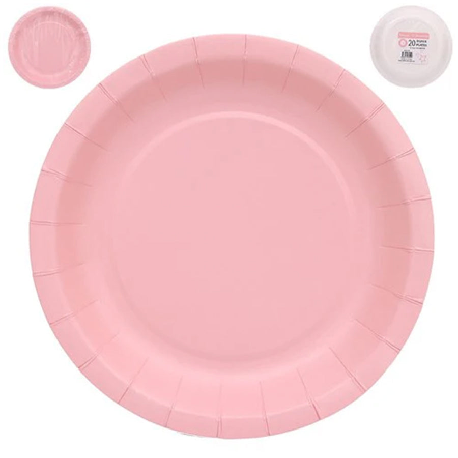 PK20 18CM PLATES-BLUSH