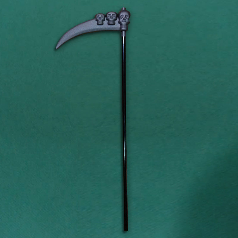 WEAPON SICKLE W/SKULL
