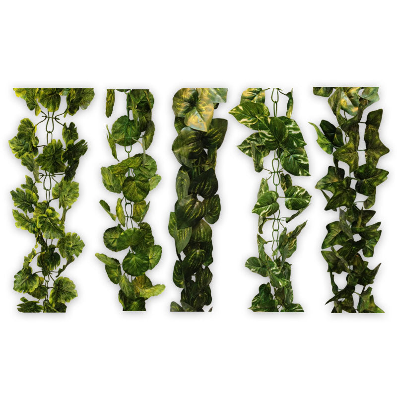 FOLIAGE - VINE 96 LEAVES 2.5M 5ASST
