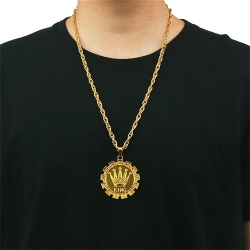 Gold Crown Necklace