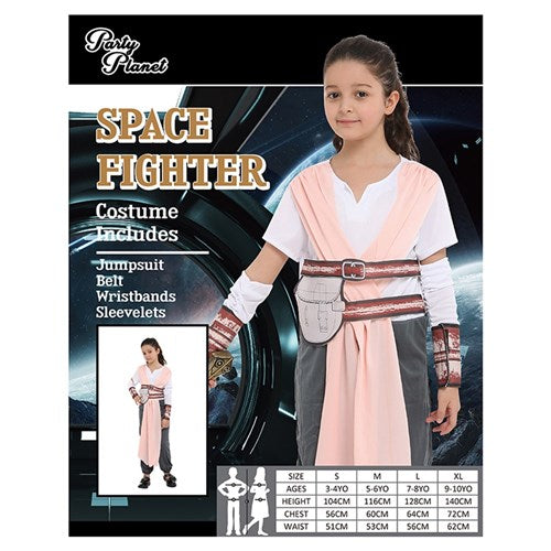 LARGE SPACE FIGHTER-INCLUDES JUMPSUIT, BELT, WRISTBANDS, SLEEVELETS
