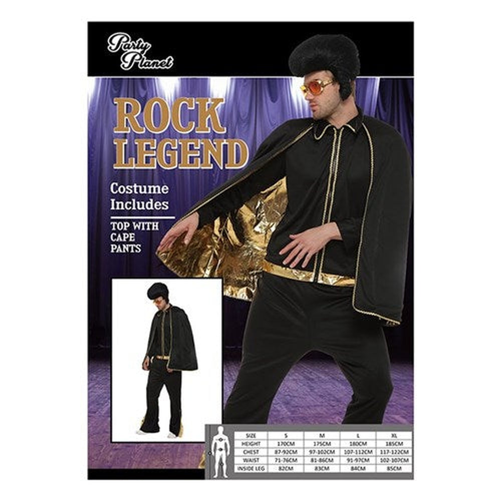 ROCK LEGEND-LRG INCLUDING TOP w/CAPE, PANTS