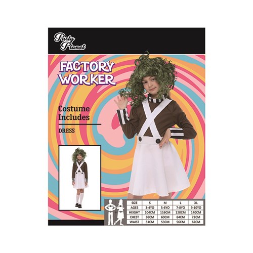 GIRL FACTORY WORKER SIZE L