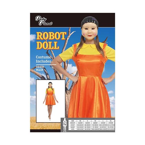 *ROBOT DOLL COSTUME SIZE M