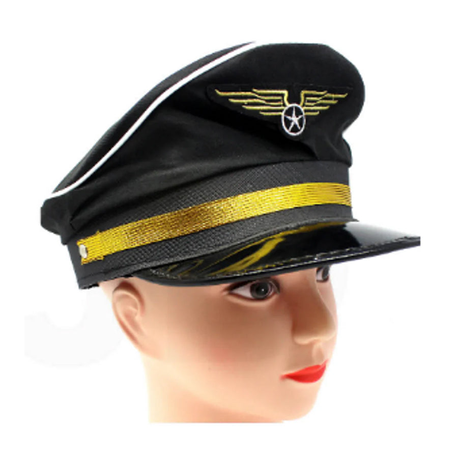 Pilot Hat (Black)