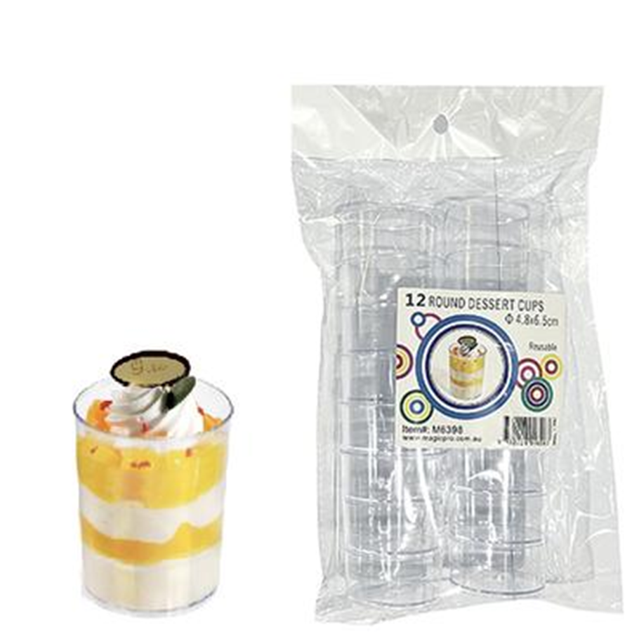 ROUND DESSERT CUP 12PCS