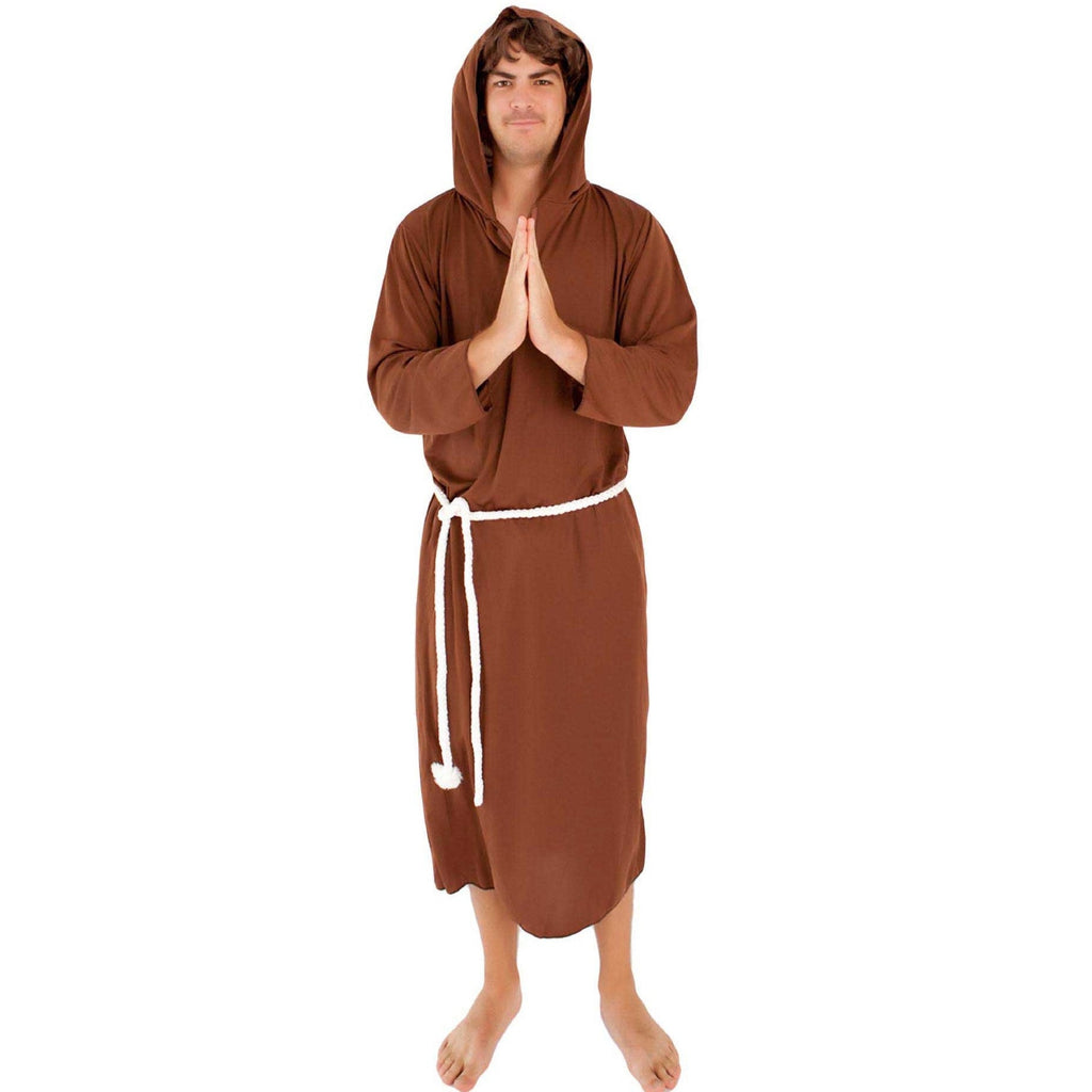 Adult Monk Medium (hooded robe &amp; belt)