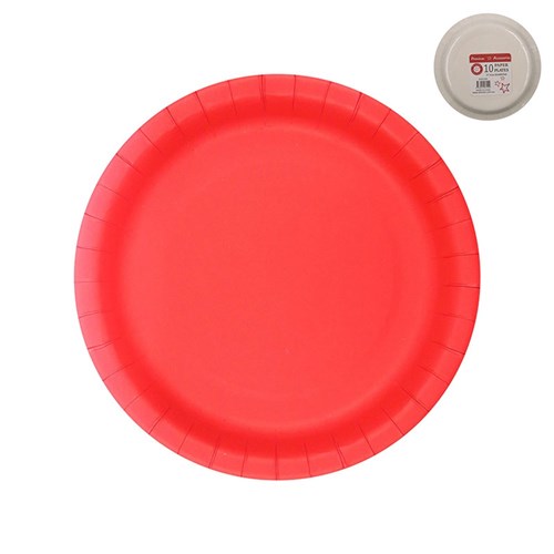 Paper Plates Cherry 18cm