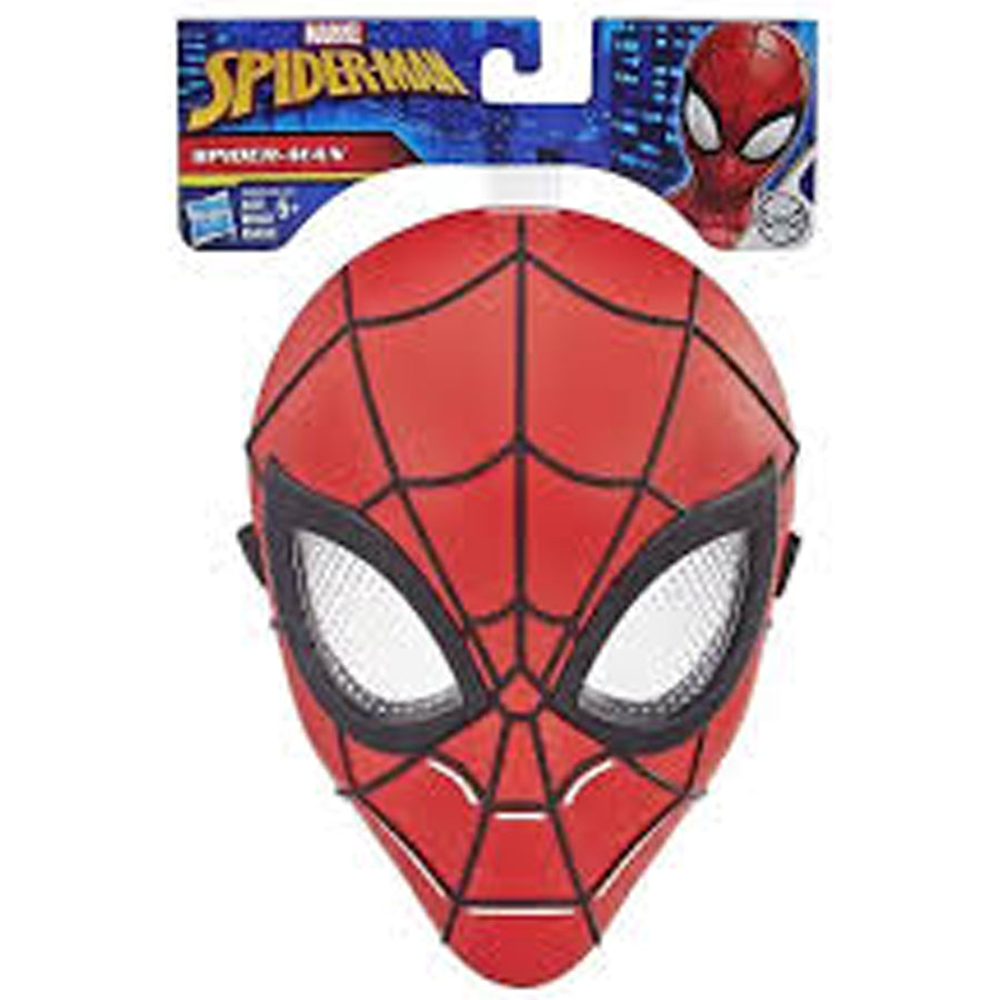 SPIDER HERO MASK ON HEADER CARD