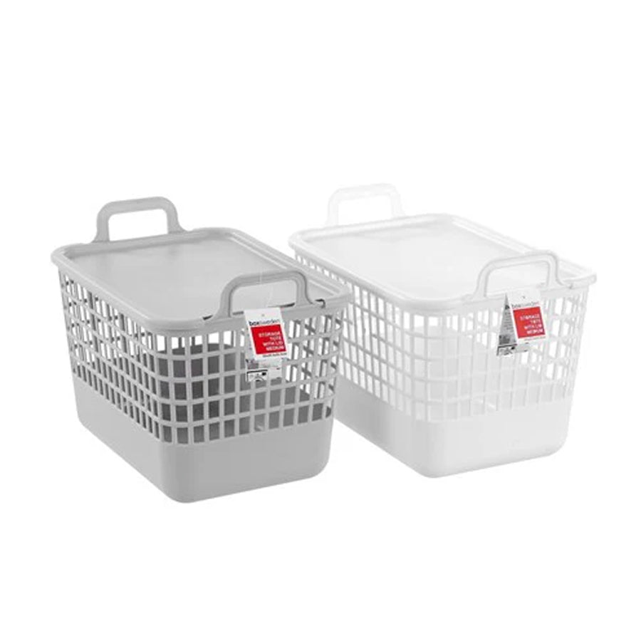 STORAGE TOTE LGE W/LID 25cm