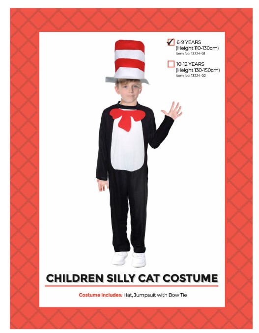 Children Silly Cat Jumpsuit 6-9 years