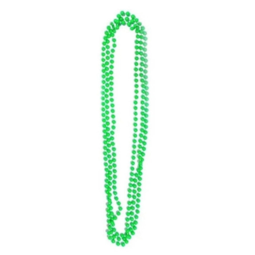 Neon Green 80s Beads 3pk
