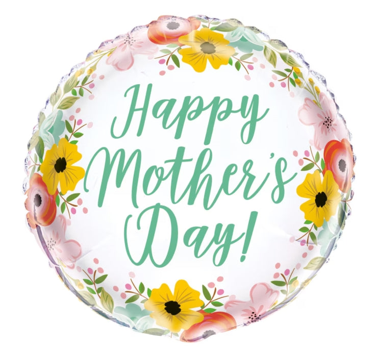 Happy Mothers day 45cm foil