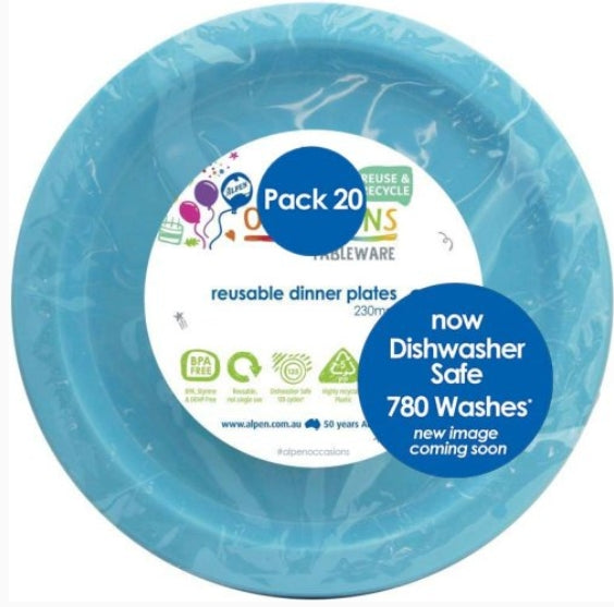 Plate Dinner Lt. Blue P20