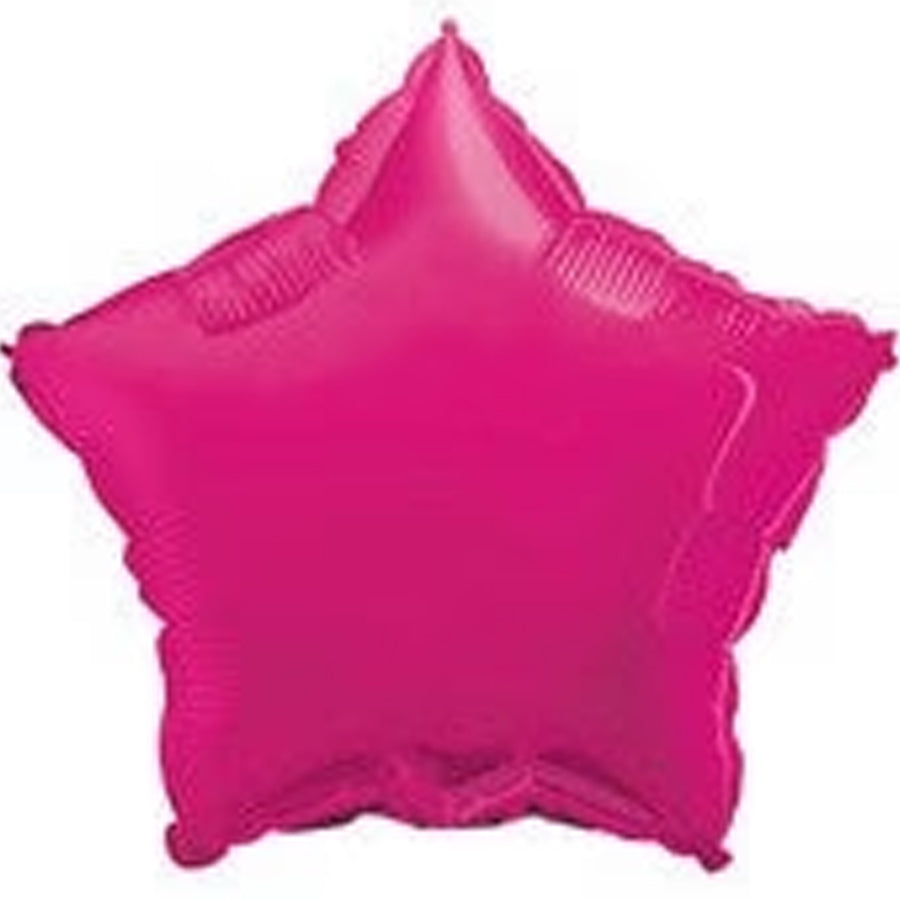 Star Hot Pink Foil 18"