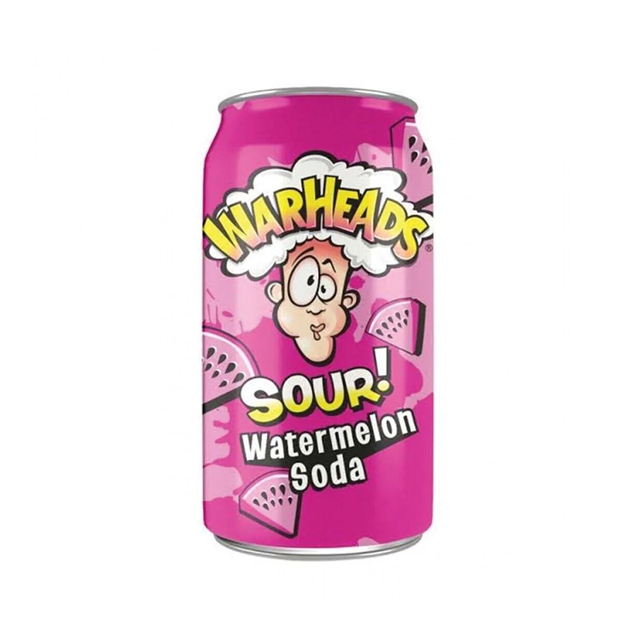 Warheads Watermelon Soda Can 355ml