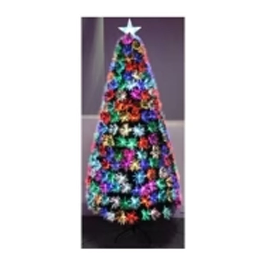 XMAS TREE F/O Green 180CM With Multicolor Lights DC 12V 6W 220 TIP