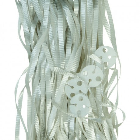 FS 25's Clipped Balloon Ribbon White