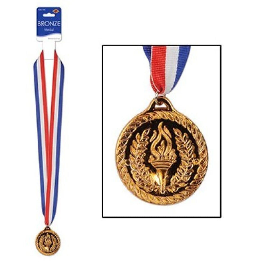 BEISTLE BRONZE SPORTS MEDAL & RIBBON