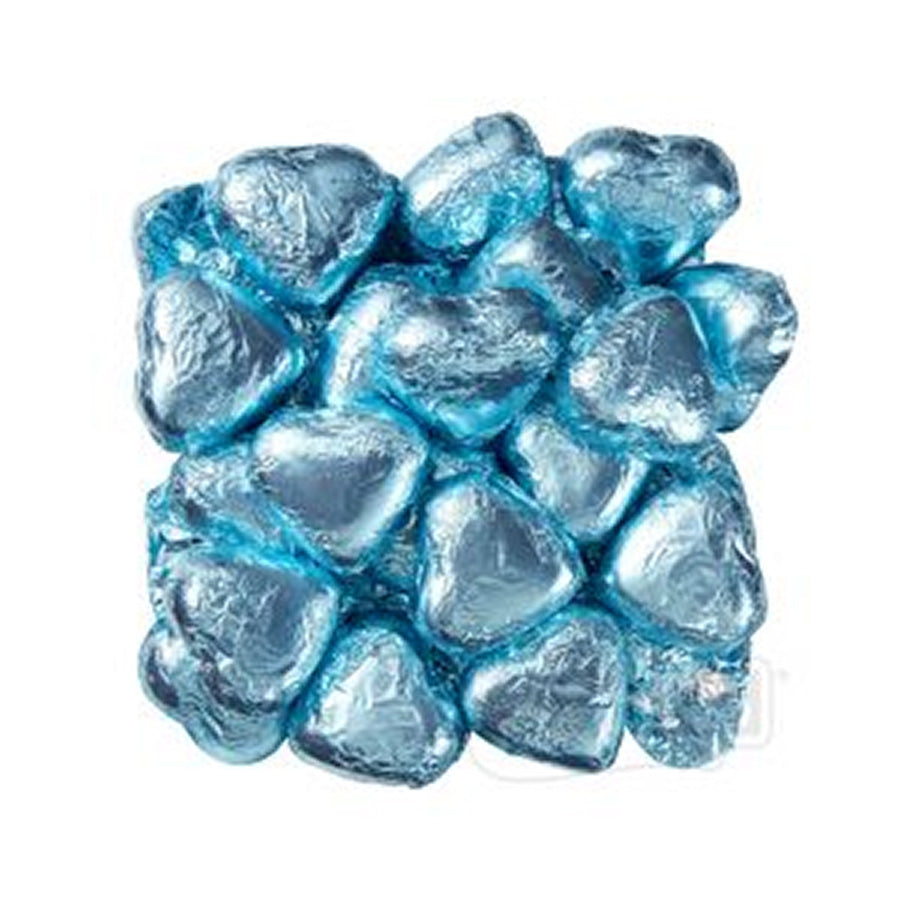 Blue Chocolate Hearts 500g