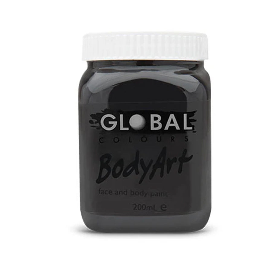 Black - 200ml Face &amp; BodyArt Liquid Paint
