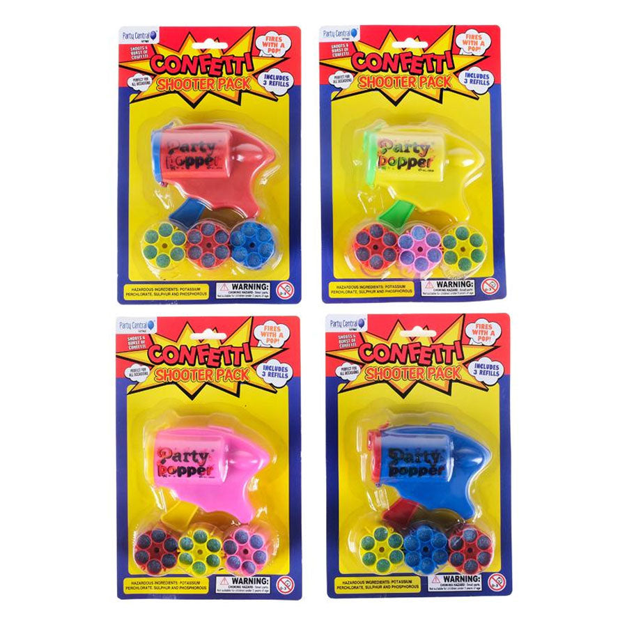 Confetti Shooter With 3 Refills