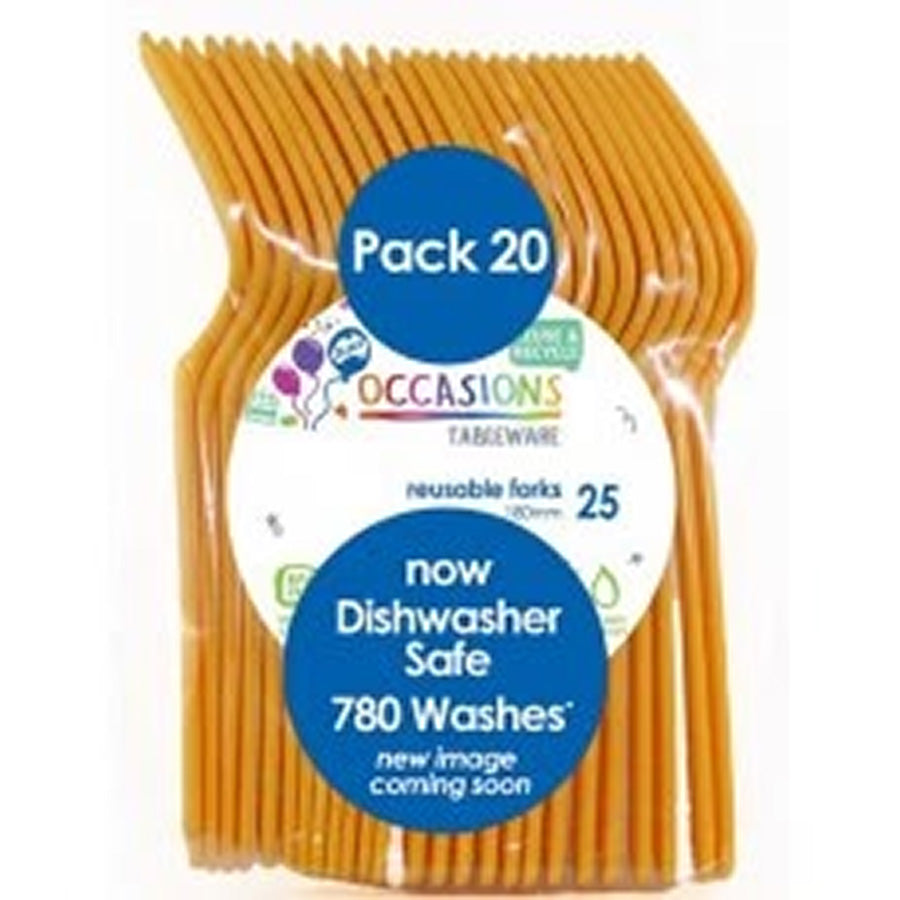 CUTLERY YELLOW FORK P20