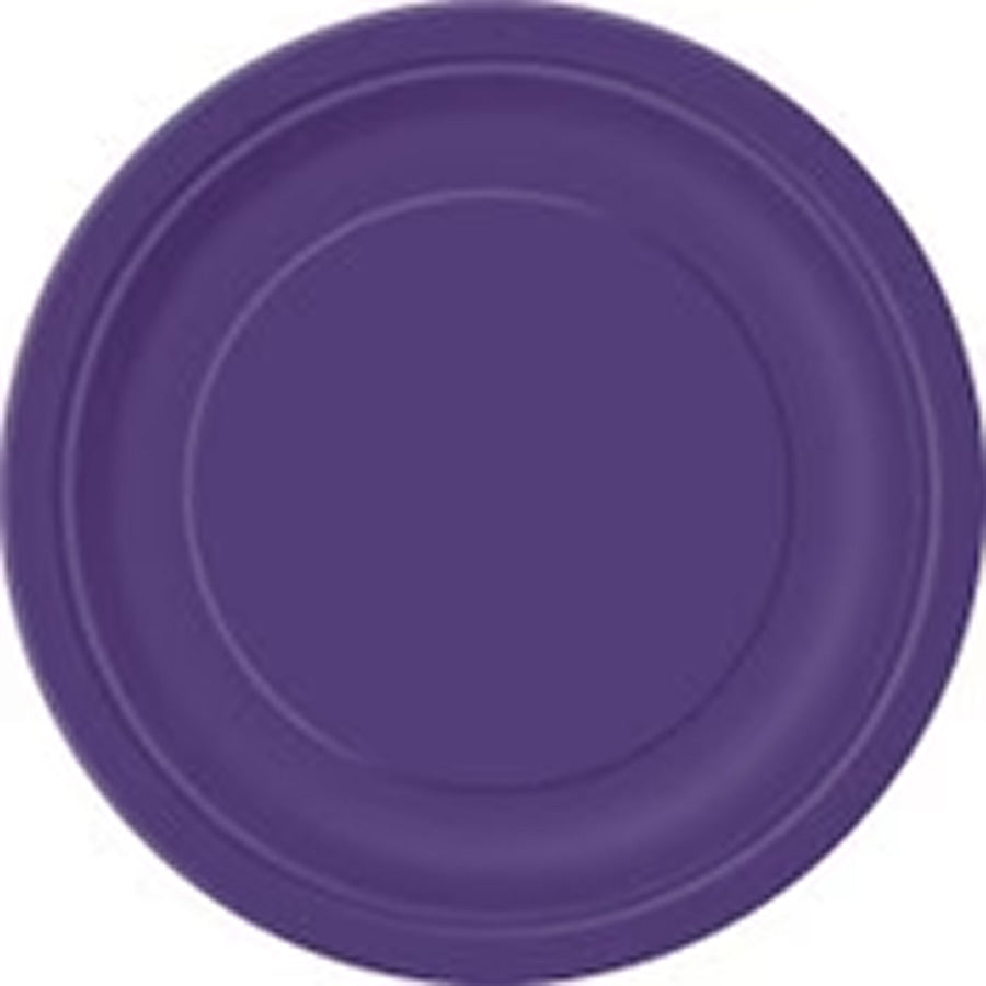Deep Purple 8 x 18cm (7") Paper Plates
