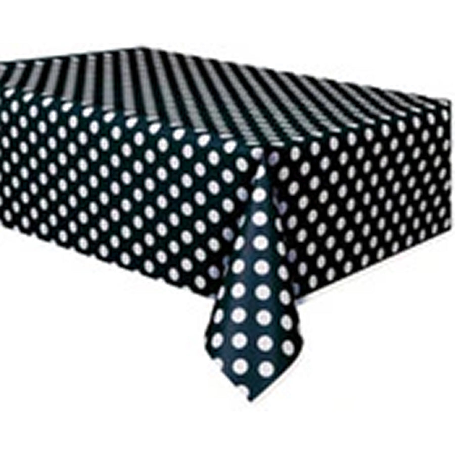 DOTS TABLECOVER - BLACK
