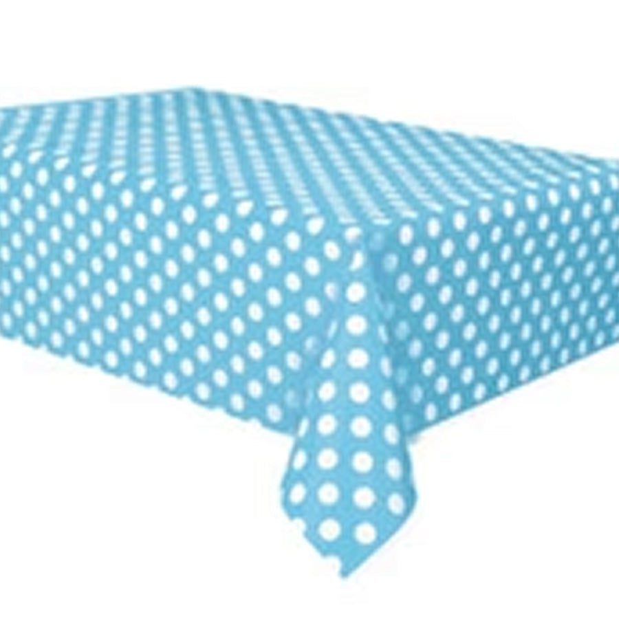 DOTS TABLECOVER - POWDER BLUE