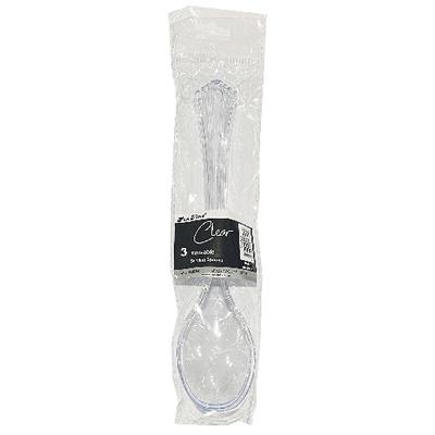 CLEAR SERVING SPOON 3PCS