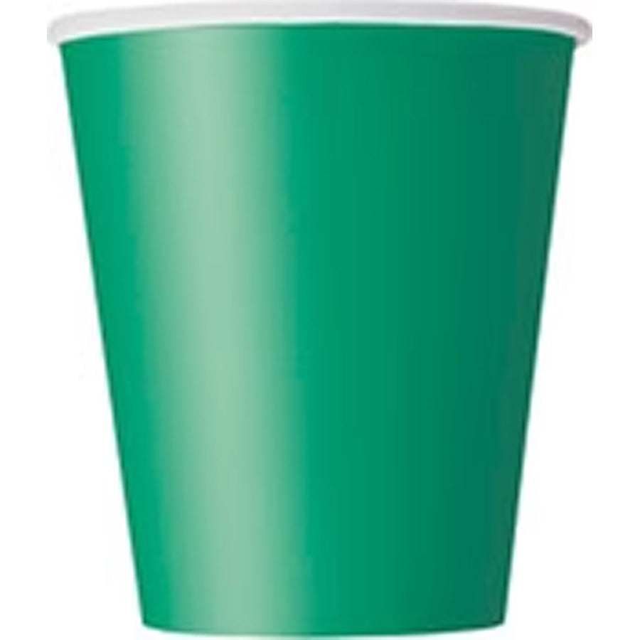 Emerald Green 8 x 270ml (9oz) Paper Cups