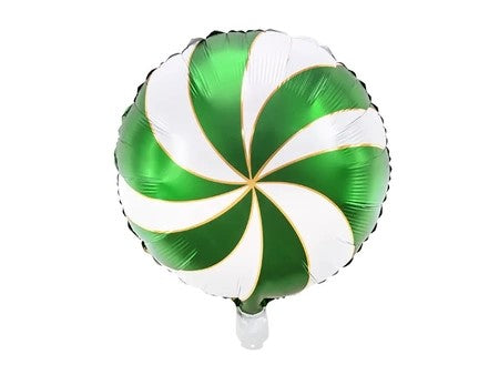 Round Candy Swirl Green