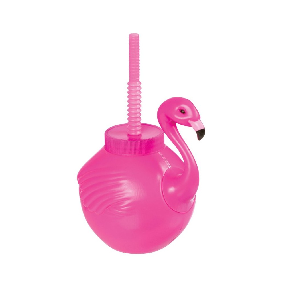Flamingo Plastic Sippy Cup
