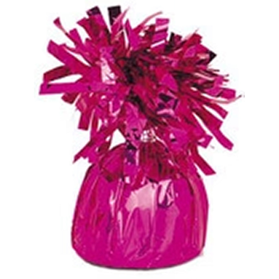 FOIL BALLOON WGT - HOT PINK