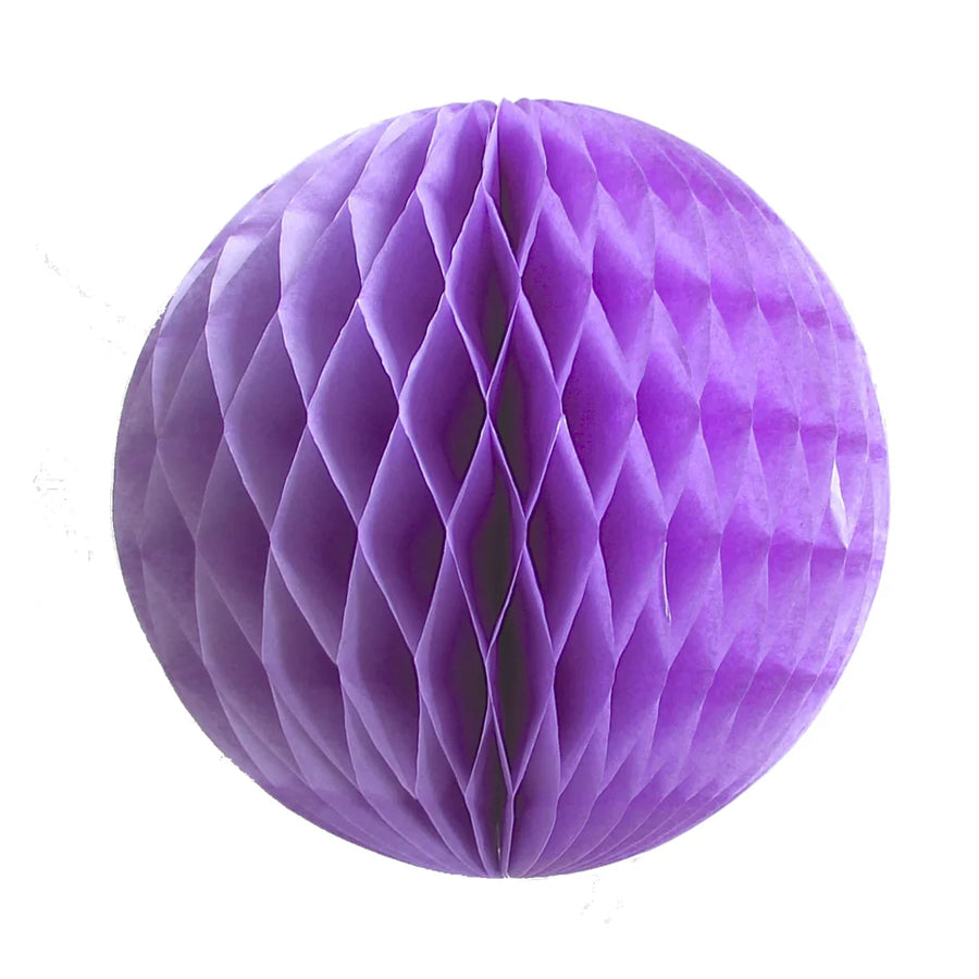 FS Honeycomb Ball Lilac 15cm 2 pk