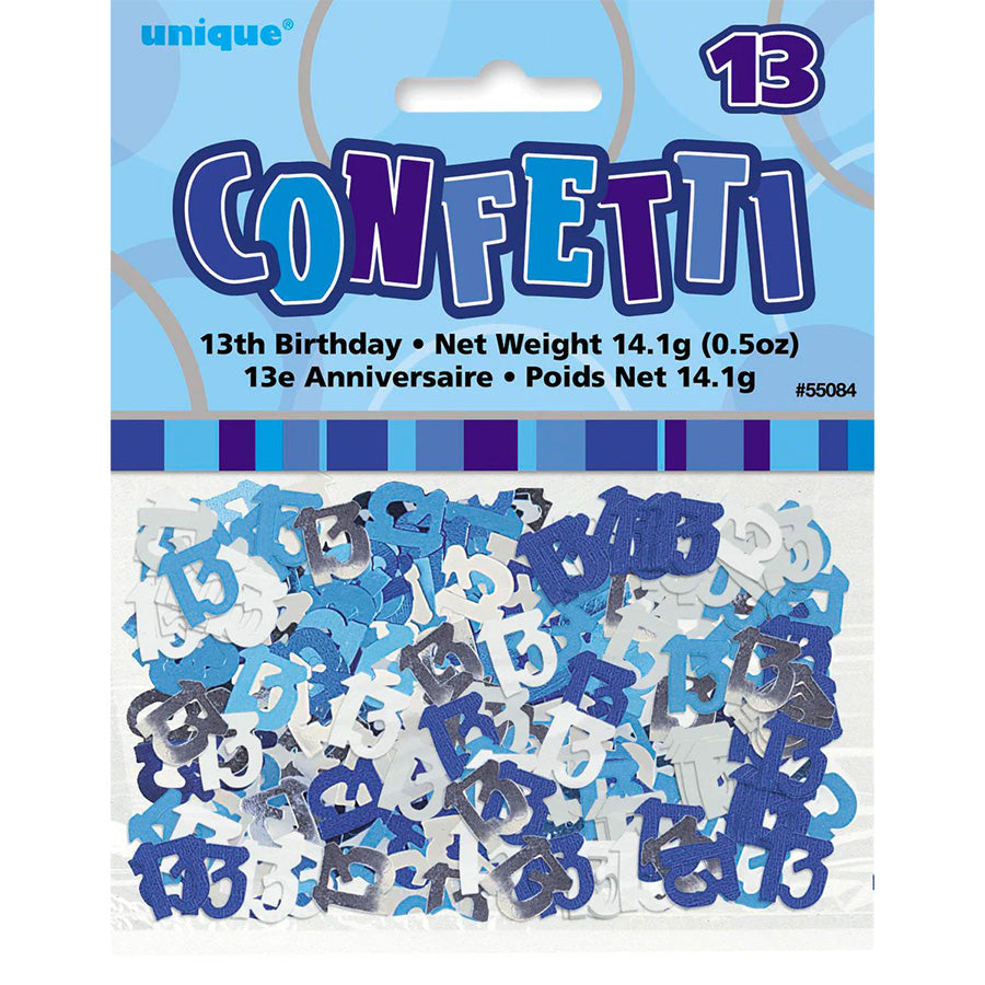 Glitz Blue 13 Confetti 14Gram (0.5oz)