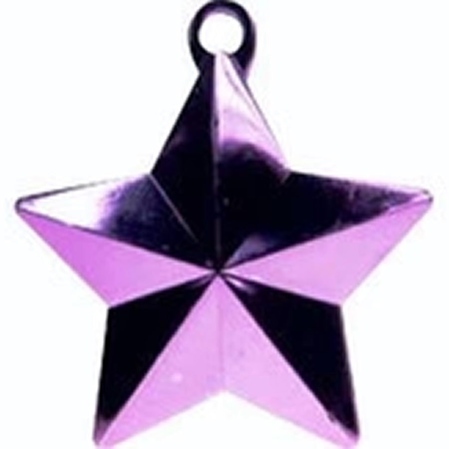 Glitz Star Balloon Weight - Lavender