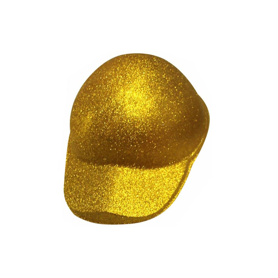Gold Glitter Jockey Cap