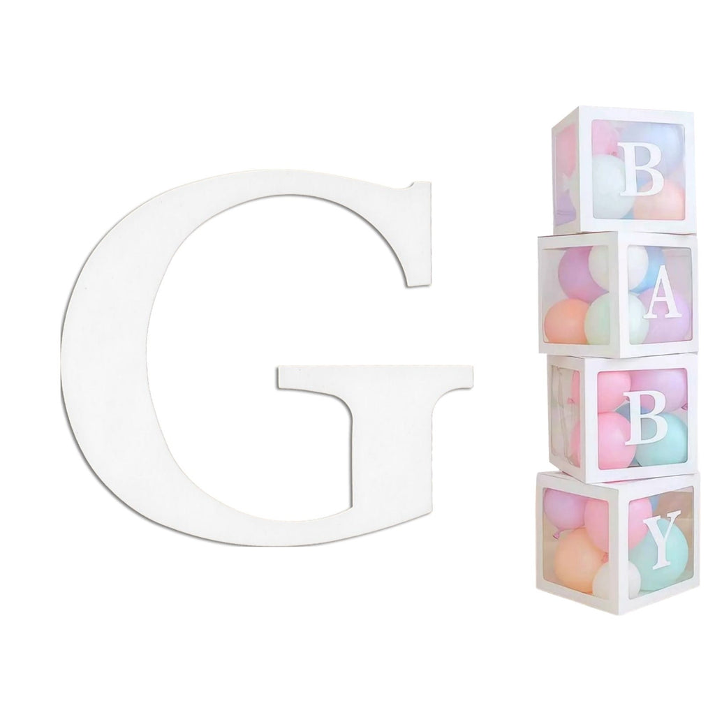 Balloon Box white Letter G
