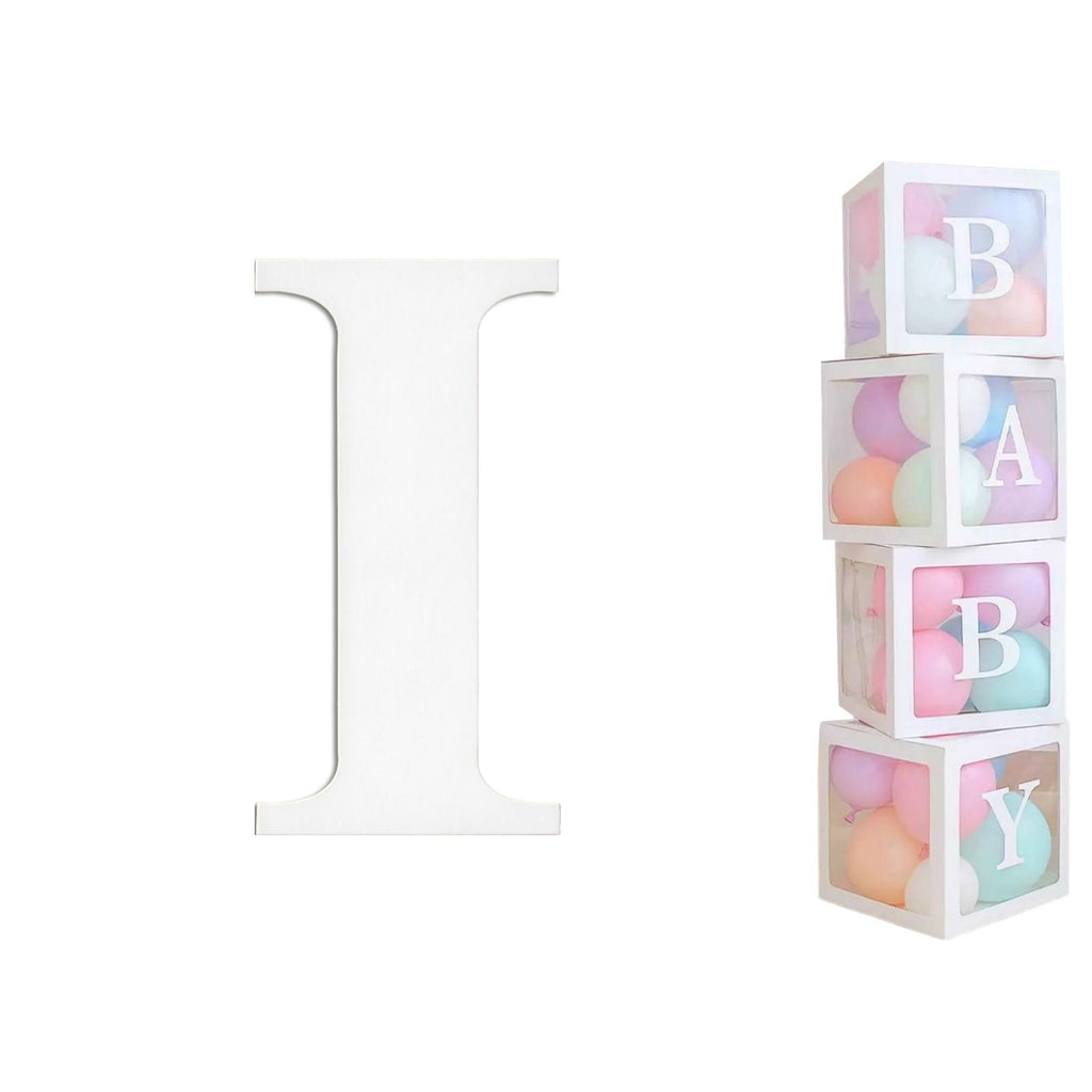 White Letters and Numbers - I