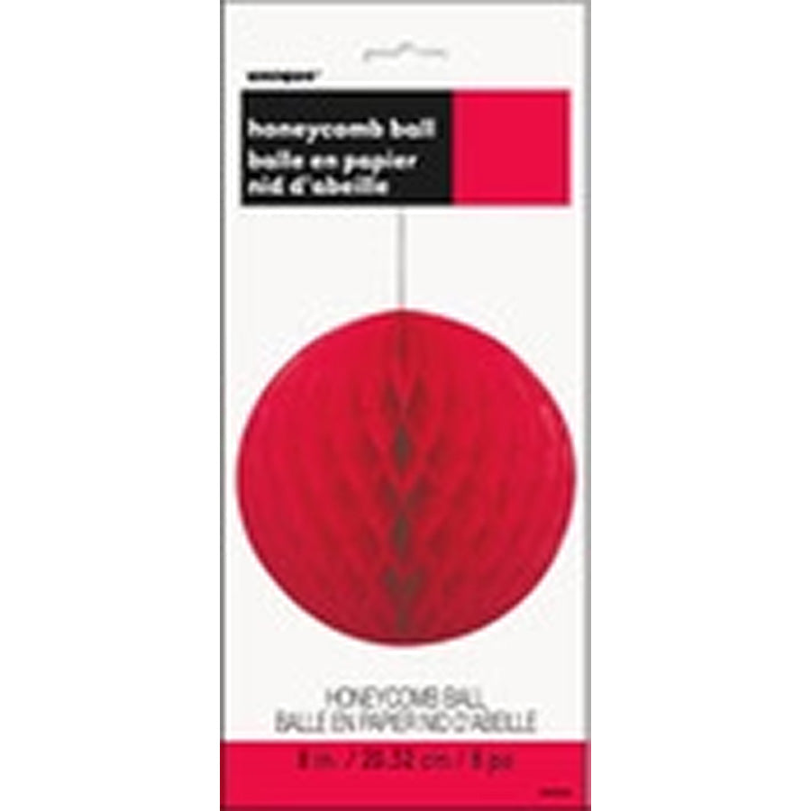 HONEYCOMB BALL 20cm - RED